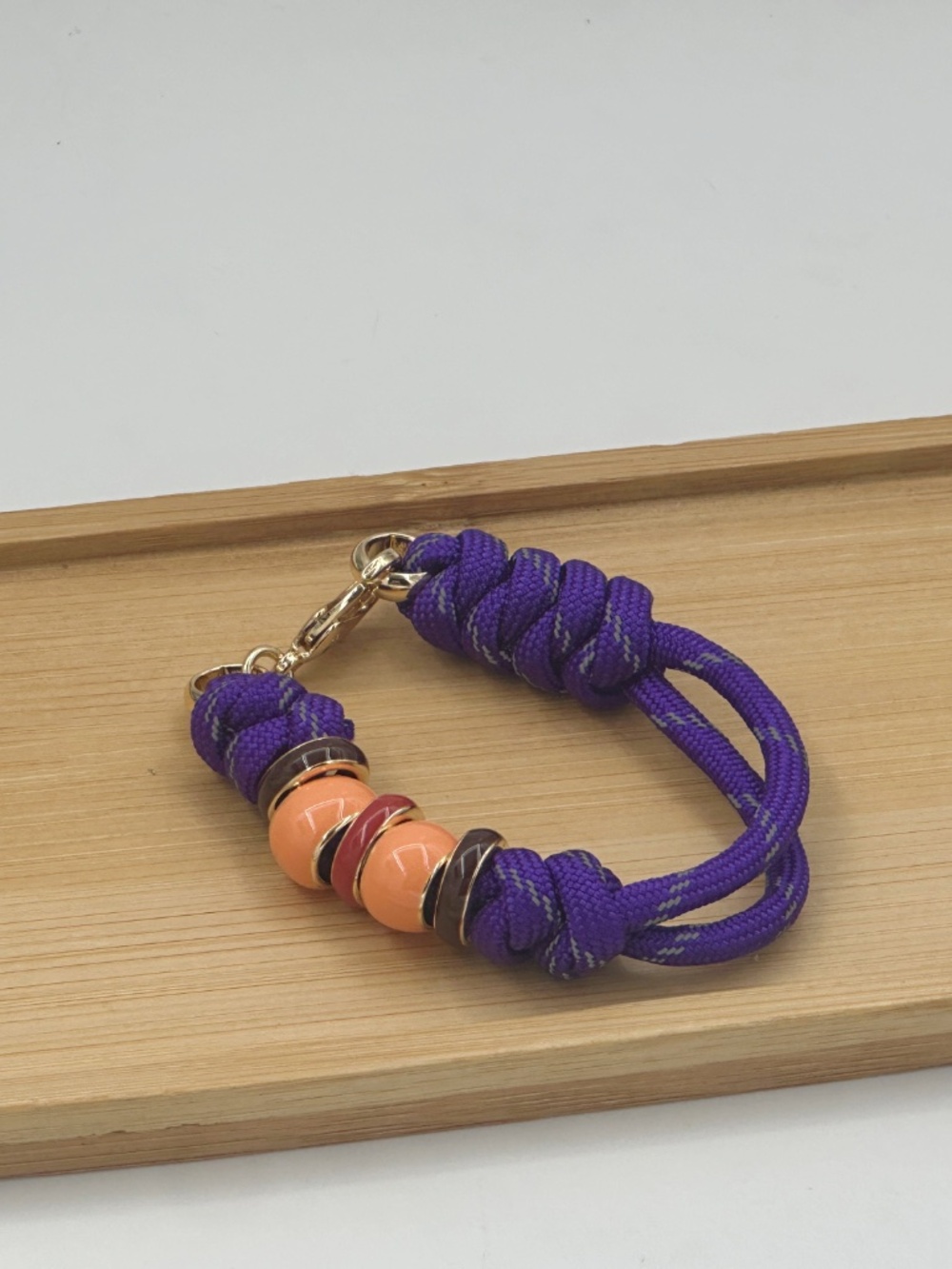 Roxanne Assouline The Super Size Happy Cord Bracelet Grape - Picture 2 of 3